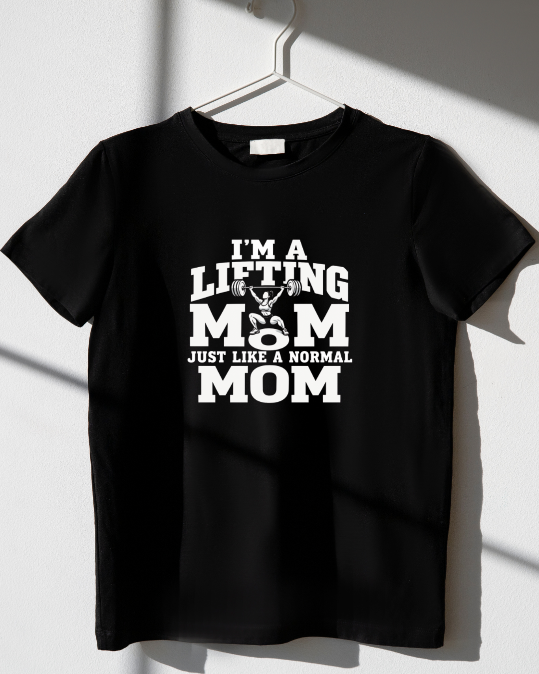I'M LIFTING MOM JUST LIKE A NORMAL MOM